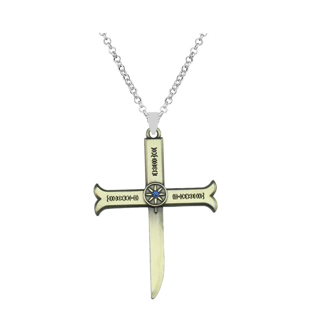 Cool Sword Cos Necklace Keychain Pendant