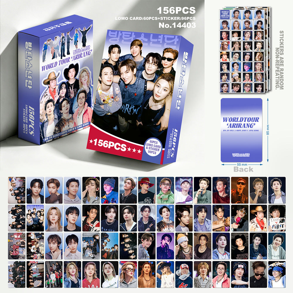 BANGTAN ARIRANG Tour Photocards + Stickers (156pcs)