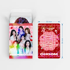 60PCS BM Album CHOOM Heart Flash Photocard