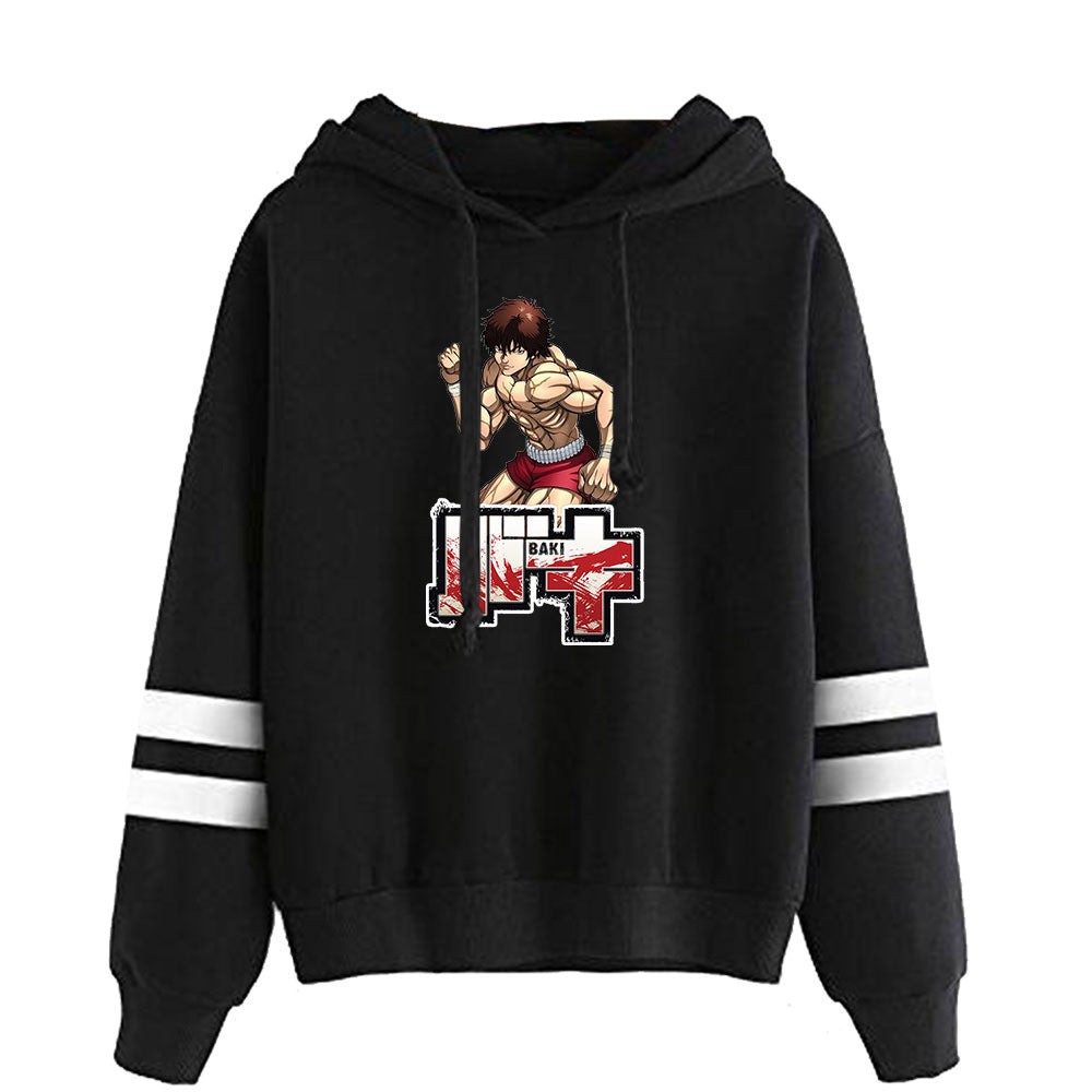 Casual Anime Graphic Print Loose Hoodie