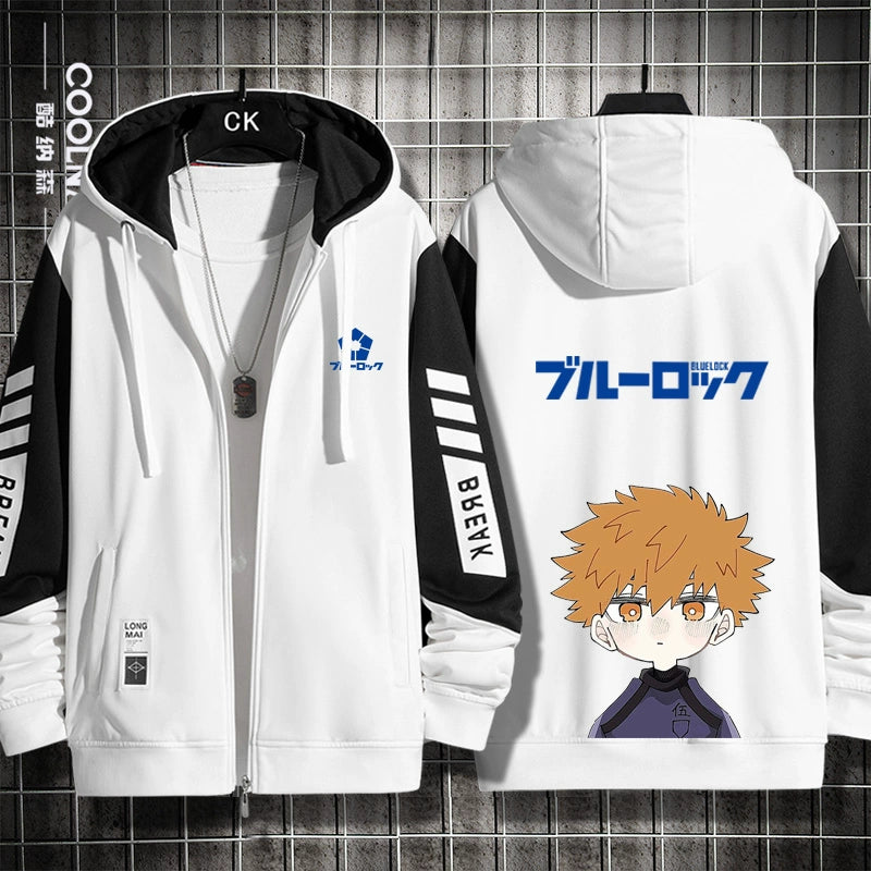 Cool Anime Printed Cardigan Thin Hoodie