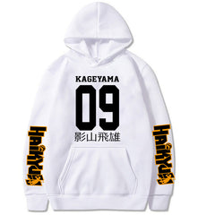 Unisex Kageyama Graphic Print Casual Hoodie