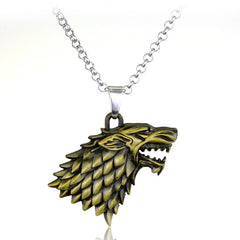 Targaryen Dragon Stark Wolf Necklace