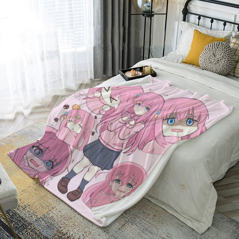 Cute Anime Flannel Blanket