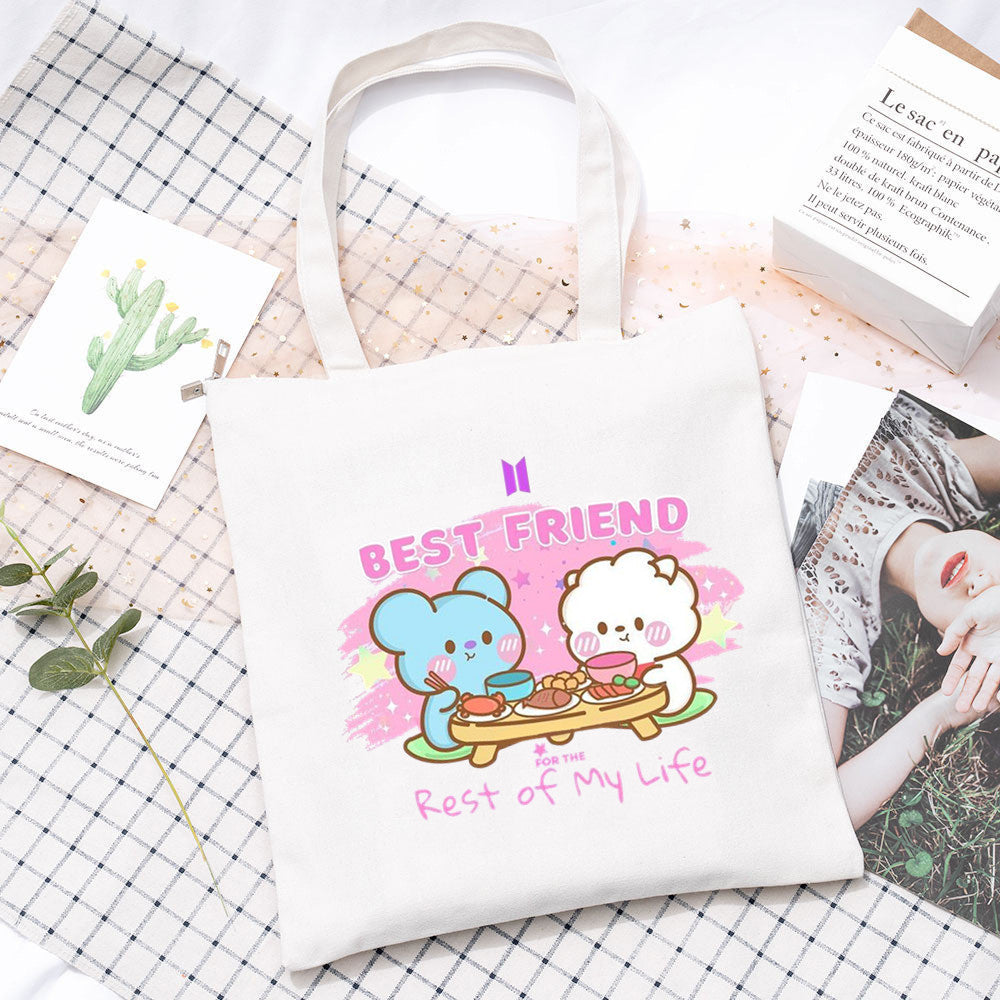 Cute Kpop Cartoon Shoulder Bag