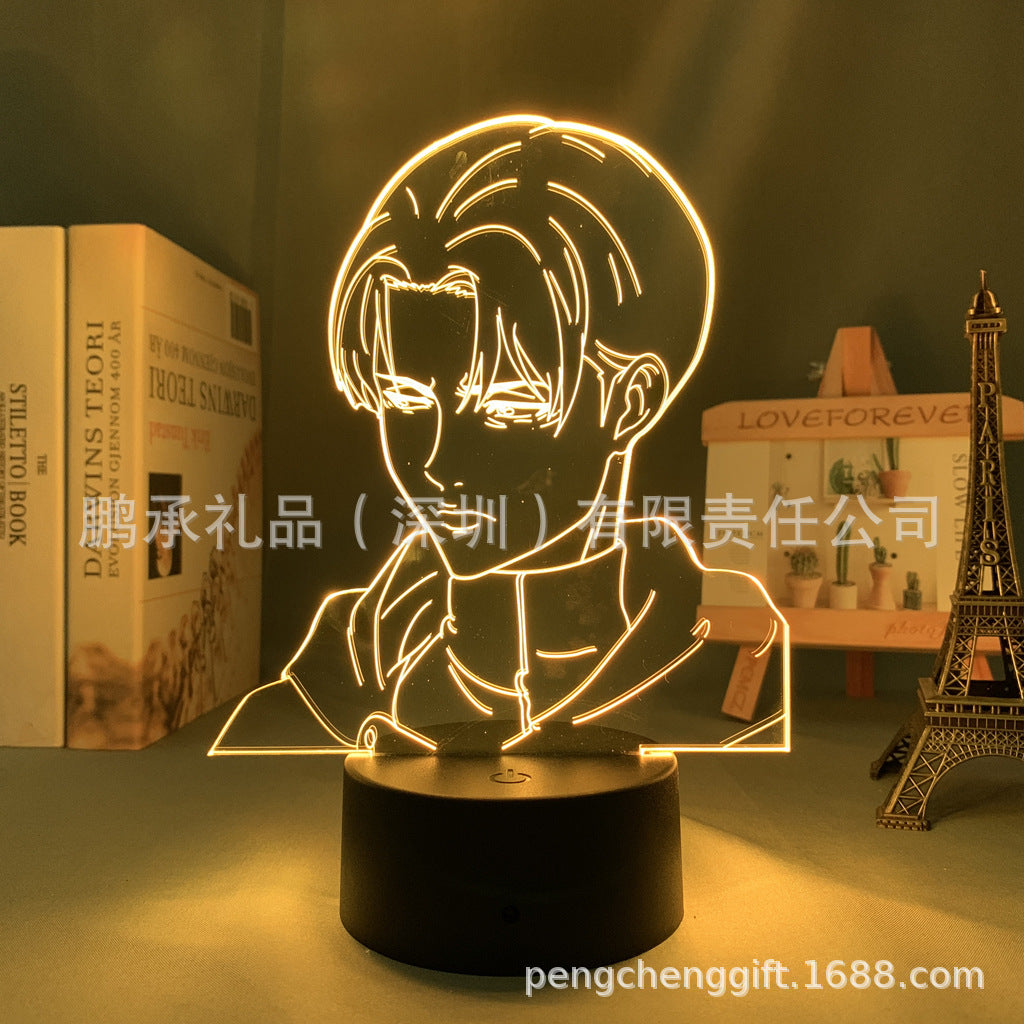 Colorful Anime Acrylic 3d Night Light