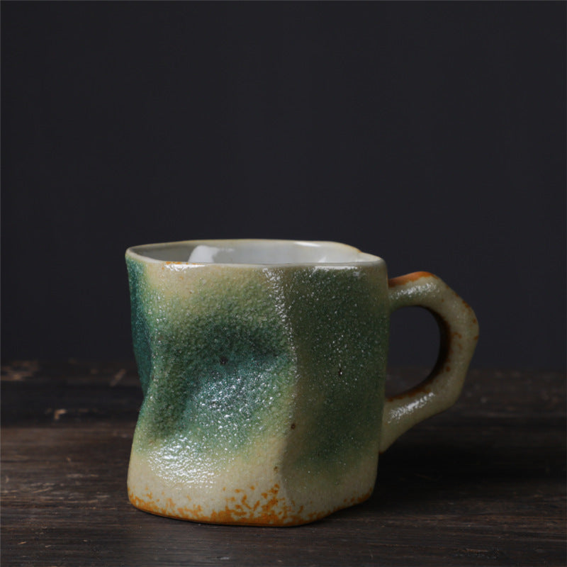 Retro Ceramic Irregular Pottery Mug