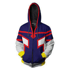 Trendy Cool Anime 3D Zip Up Cosplay Hoodie