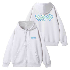 NCT WISH Printed Zipper Hoodie Top