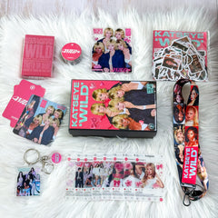 KATSEYE WILD Photocard Sticker Lanyard Gift Box