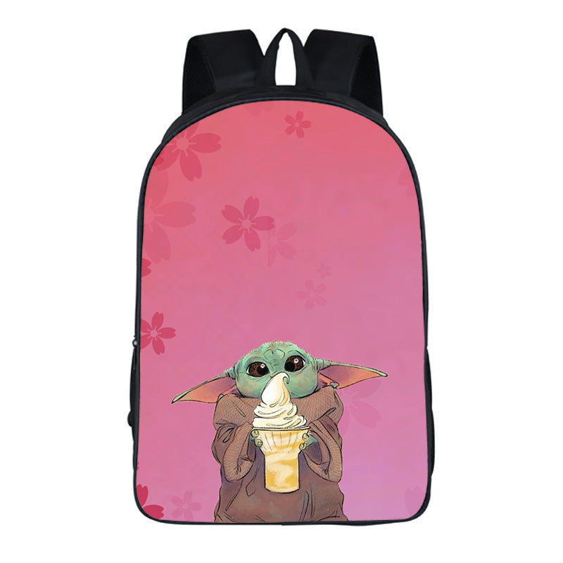 Children's Baby Yoda Printed Backpack