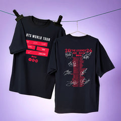 BANGTAN ARIRANG Signature Printed Cotton T-Shirt