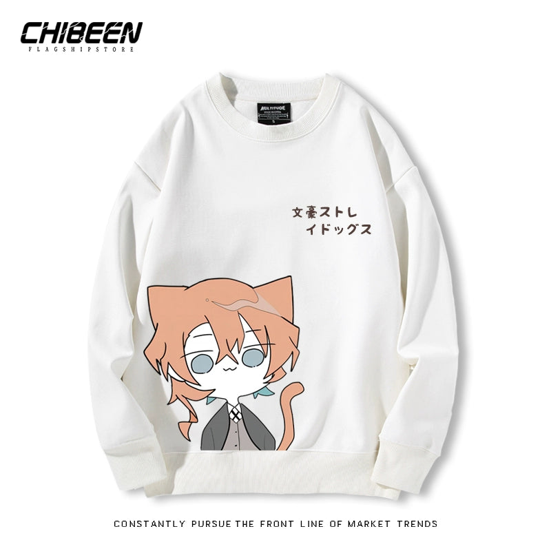 Unisex Dazai Anime Crew Neck Sweatshirt
