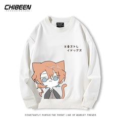 Unisex Dazai Anime Crew Neck Sweatshirt