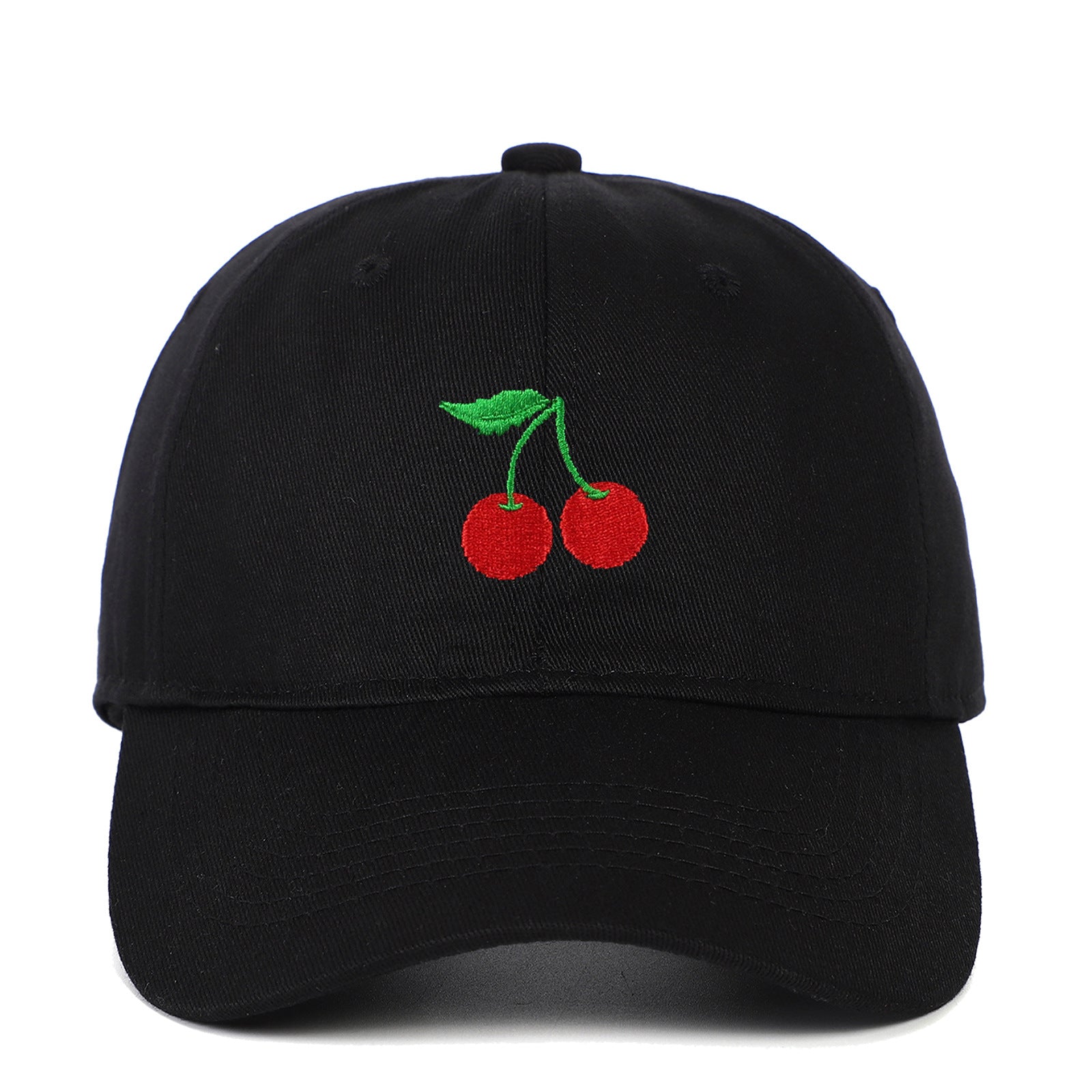 Cherry Embroidered Baseball Cap