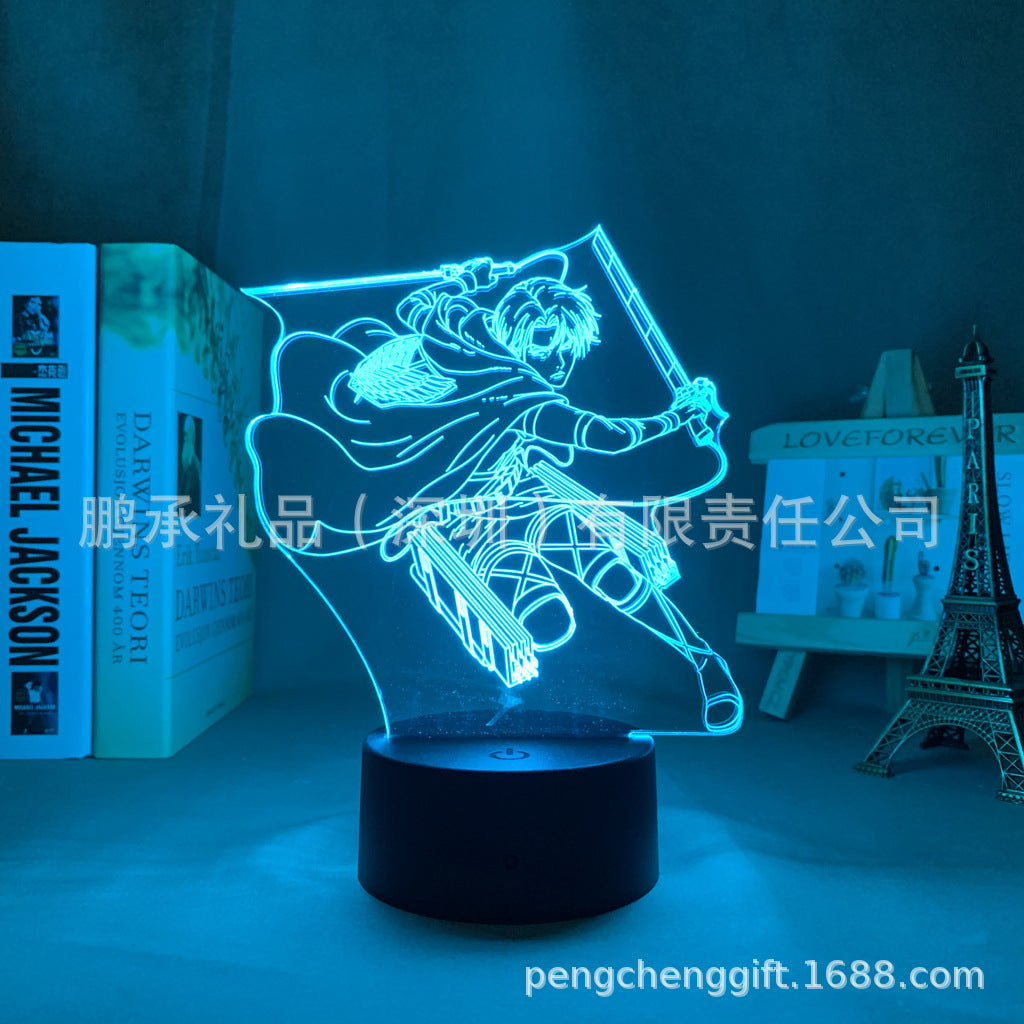 Colorful Anime Acrylic 3d Night Light