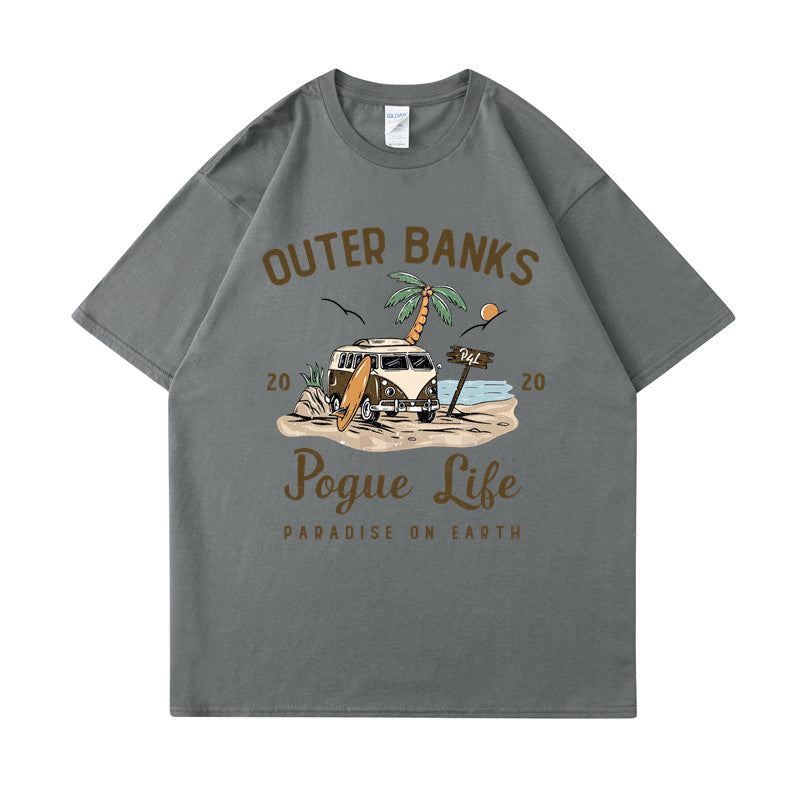 Women's TV Printed Short-sleeved T-shirt