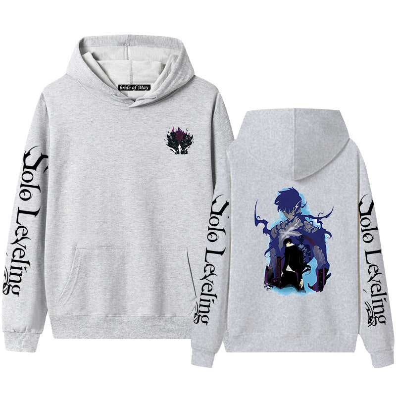 Trendy Anime Graphic Print Hoodie