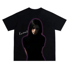 Vintage Karina Crew Neck Cotton T-shirt