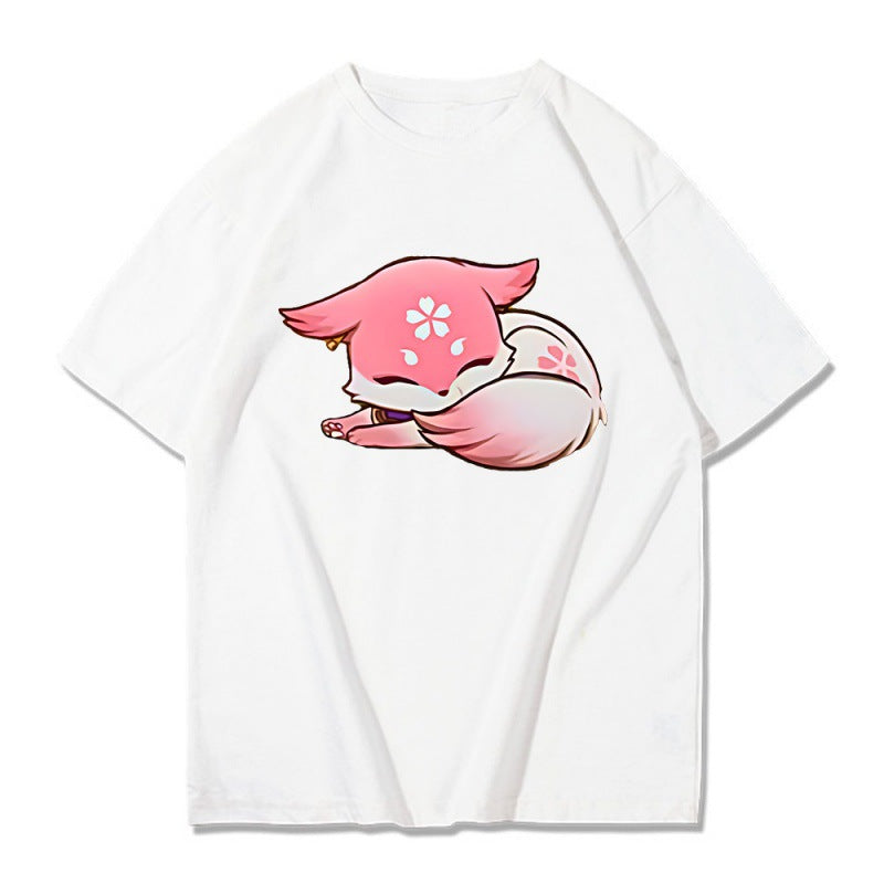 Unisex Game Graphic Cosplay Loose T-shirt
