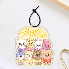 SKZ Cartoon Acrylic Luggage Pendant