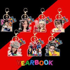 KPOP Album Hot Sauce Acrylic Keychain Pendant