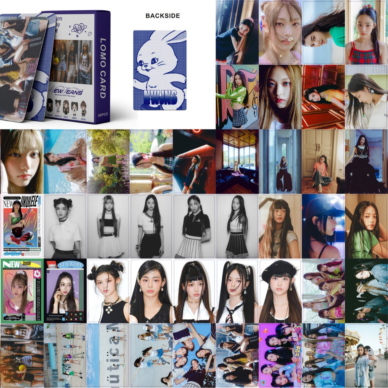 Kpop 55 Pcs LOMO Photocards