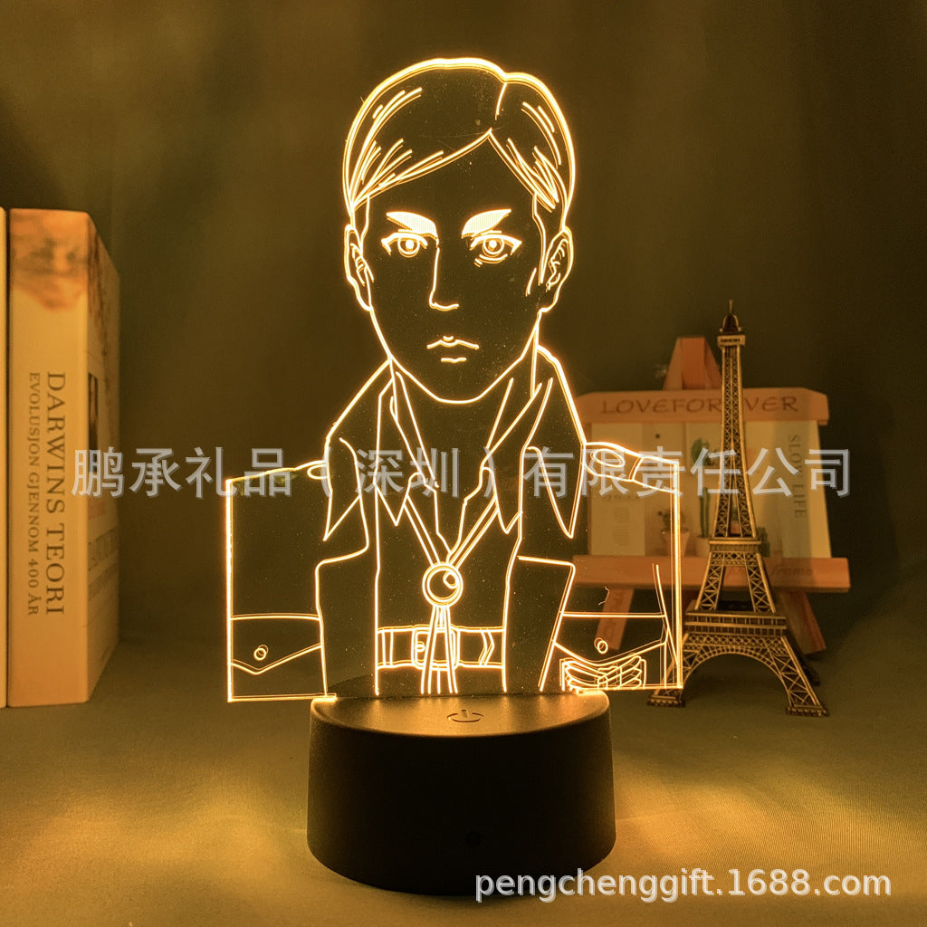 Colorful Anime Acrylic 3d Night Light