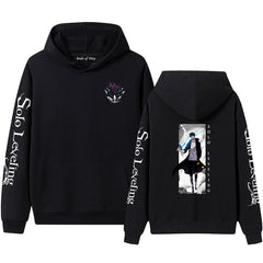 Unisex Anime Printed Pullover Hoodie