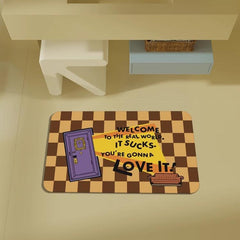 Creative Friends Bathroom Non-slip Floor Mat