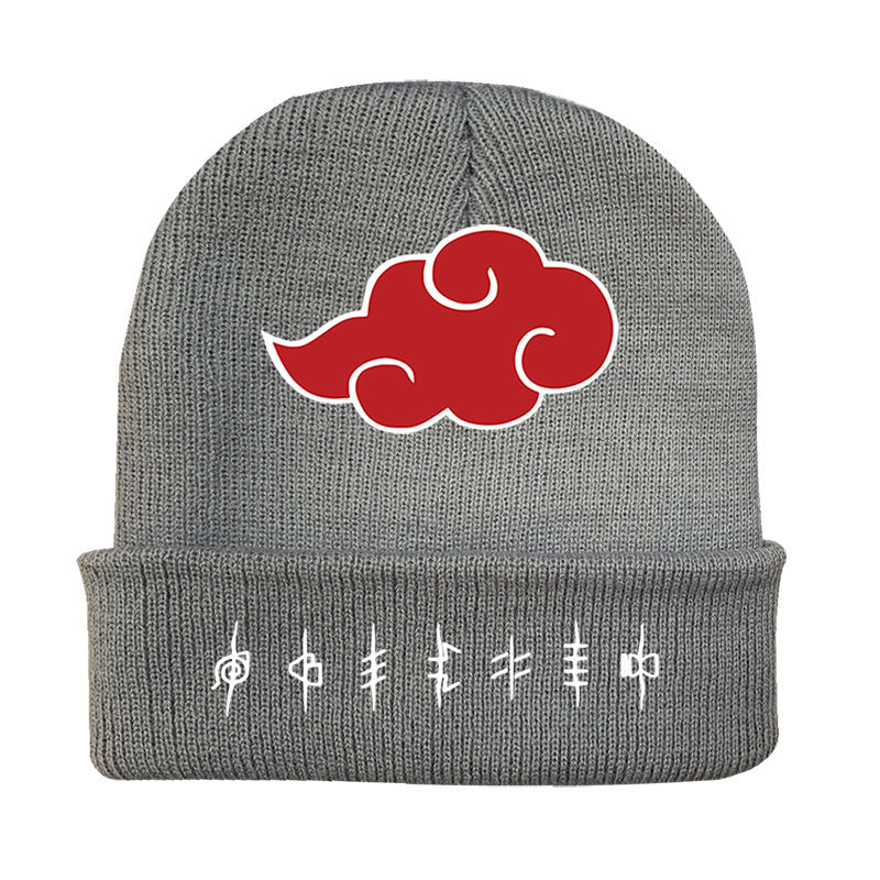 Versatile Anime Print Knitted Hat