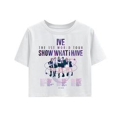SHOW WHAT I HAVE WORLD TOUR Girls Crop T-shirt