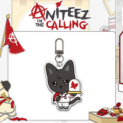 ANITEEZ Cartoon Keychain Pendant Set