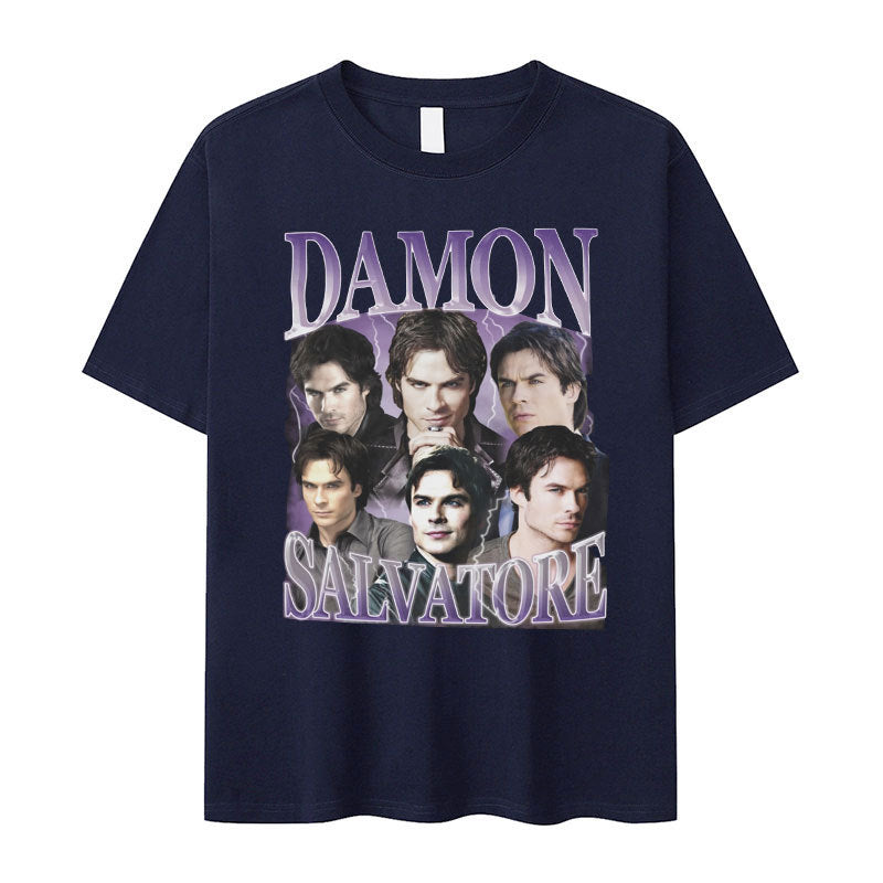 Damon Salvatore TV Series Graphic T-Shirt
