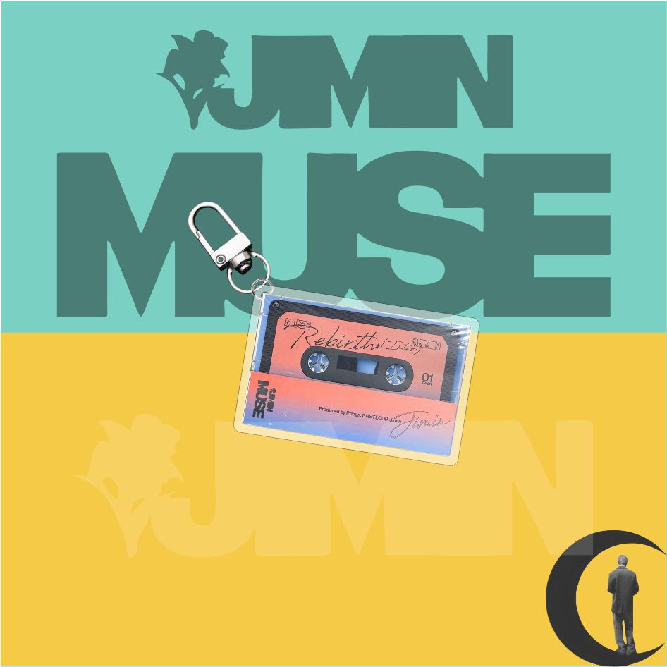 JIMIN < MUSE > CD Acrylic Keychain Pendant