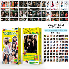 KATSEYE Share Postcards Stickers