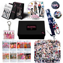 BORN PINK Album Sticker Lanyard Keychain Gift Box