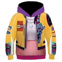 RUMI Digital Print Cosplay Zipper Hoodie
