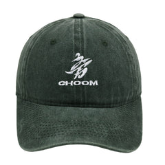 BM CHOOM Embroidery Washed Baseball Cap