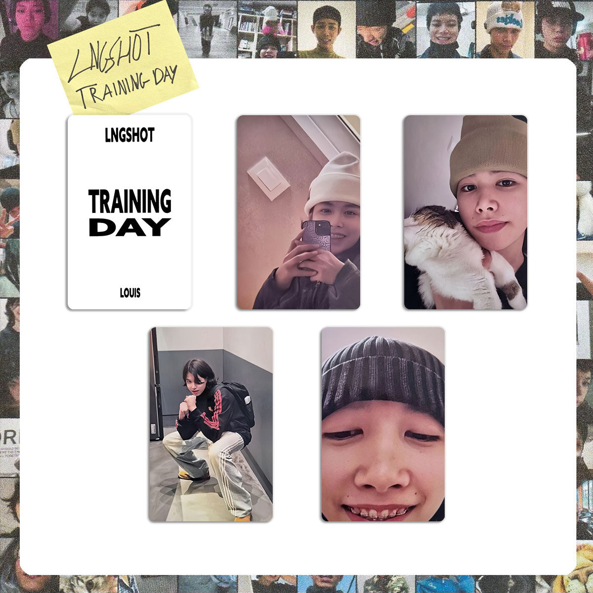 LNGSHOT Album Training Day Photocard Collection