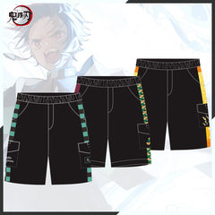 Casual Tanjiro Cos Anime Sports Shorts