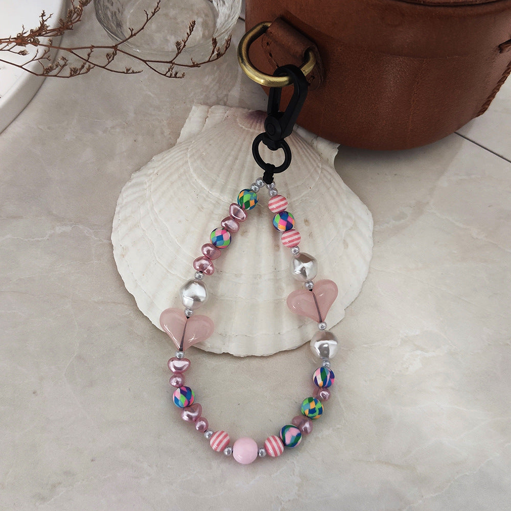 Baroque Pearl Keychain Pendant