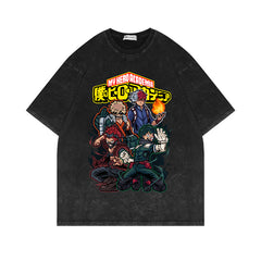 Retro Plus Ultra Gym Short-sleeved Washed T-shirt