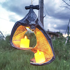 Gothic Bat Candle Holder