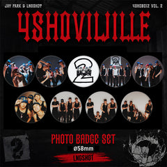 "4SHOBOIZ" Trailer Photo Badge Mirror Keychain