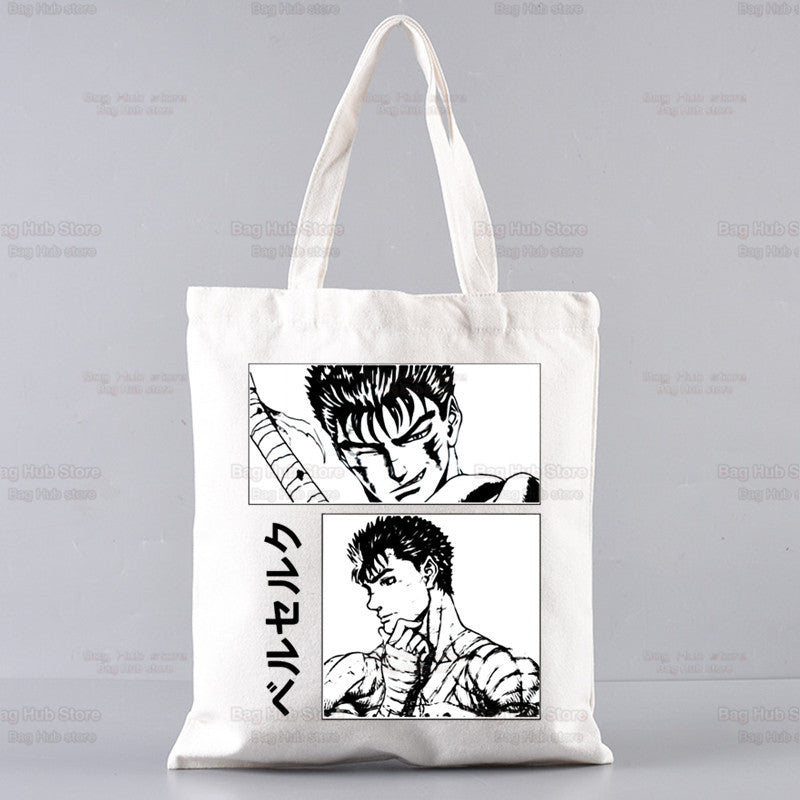 Guts Anime Printed Canvas Tote Bag