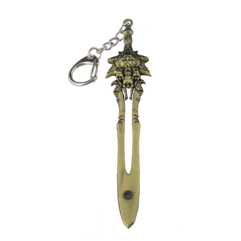 Game Blade Keychain Pendant