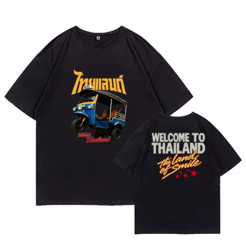 Kpop Same Style Cotton Print Short-sleeved T-shirt