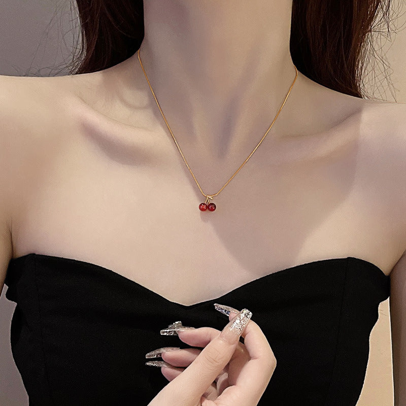 Versatile Red Cherry Earrings