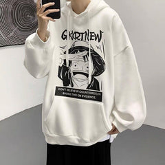 Men's Luffy Sports Loose Hoodie